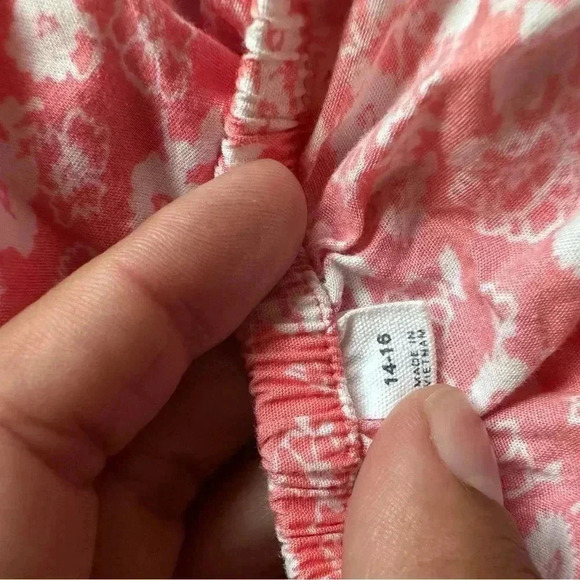 Gap Kids One Piece Floral Pink Jumper‎ Size 14-16 - Picture 4 of 7